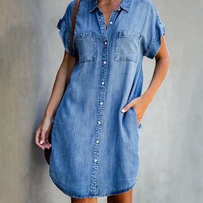 Lina - Denim jurk