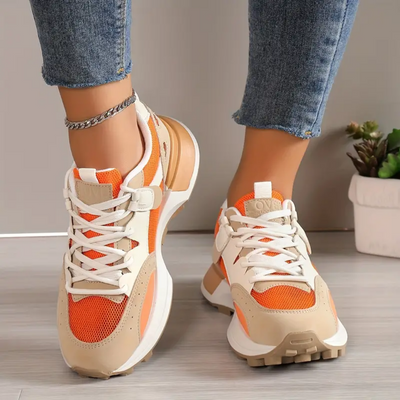 Katja - Casual Dames Color Block Sneakers