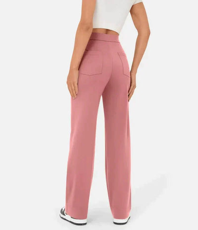 Eden™ | High-Waisted Elastische Casual Broek