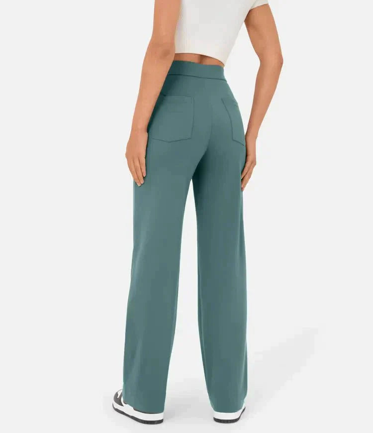 Eden™ | High-Waisted Elastische Casual Broek