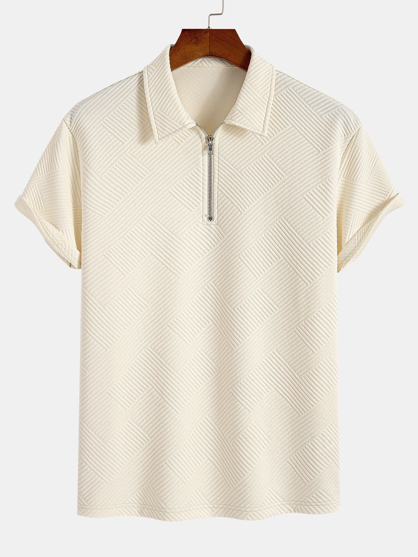 Jacquard | Polo met rits