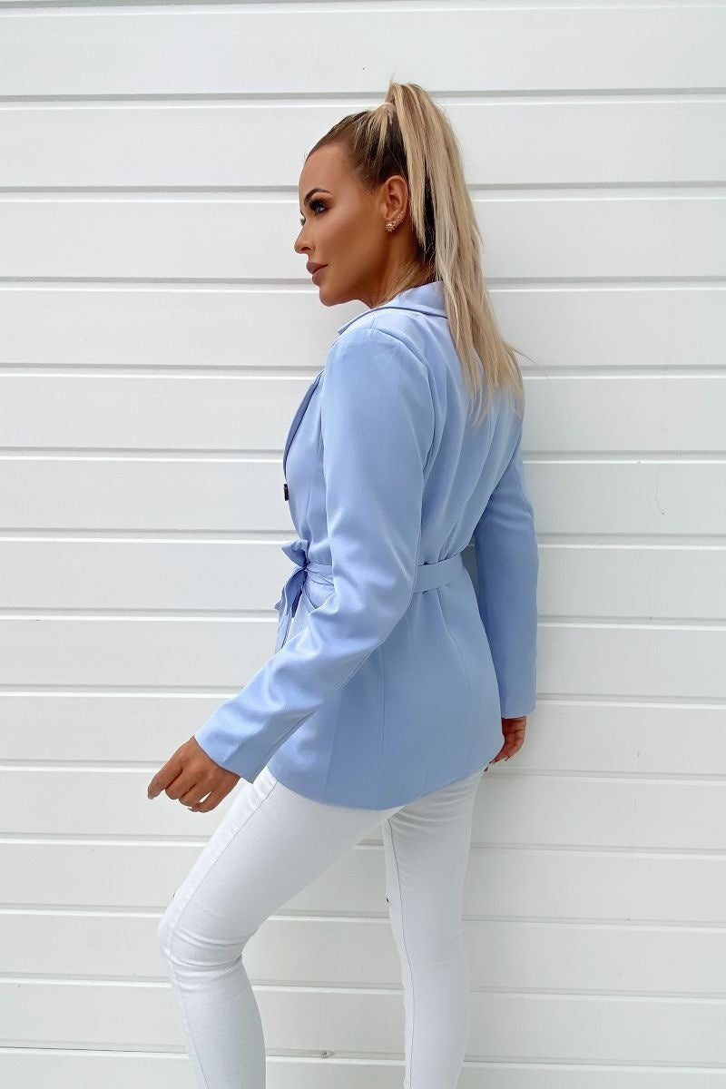 Fitted Blazer Jesmay - Light Blue